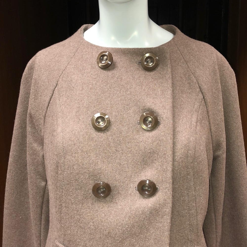 Wool double breasted Pea / Swing Back Coat Mossimo